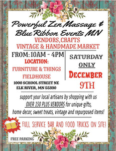 Powerful Zen Massage & Blue Ribbon Events Craft Fair & Food Truck Event 2023