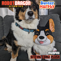 Buster & Murphy: Murphy Sitting Corgi Plush