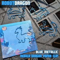 Limited Edition Blue Dragon Paper Clip