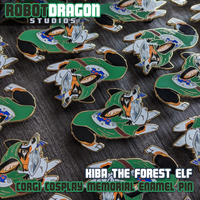 Forest Elf and Fairy Corgi Enamel Pins