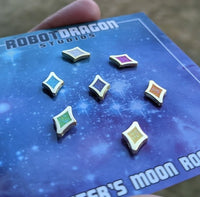 Tiny Star Hard Enamel Pins (Gold, Rainbow #1)