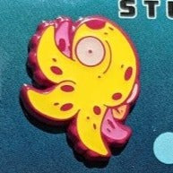 Right Facing Octopus Mini Enamel Pin (Customer Colors #1)