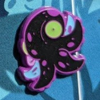 Left Facing Octopus Mini Enamel Pin (Customer Colors #1)