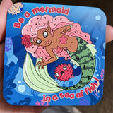 Watermelon Mermaid Magnet