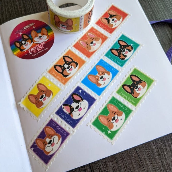 Pawsitive Pups Stamp Washi Tape