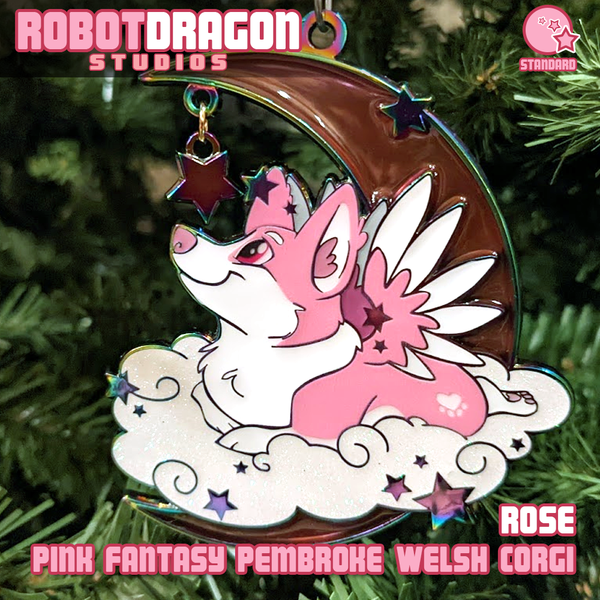 Fantasy Pembroke Welsh Corgi Ornament