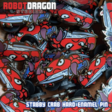 Stabby Crab Hard Enamel Pin